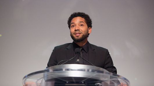 Jussie Smollett attends the Thurgood Marshall College Fund gala on Oct. 23, 2017 in Washington, DC.