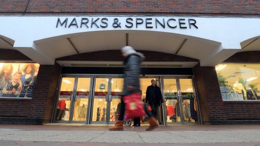 A view of the Marks & Spencer branch in Ashford, Kent.