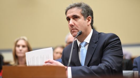 Michael Cohen, former attorney to President Donald Trump testifies before the House Oversight Committee at the Rayburn House Office Building on Wednesday February 27, 2019 in Washington, DC.