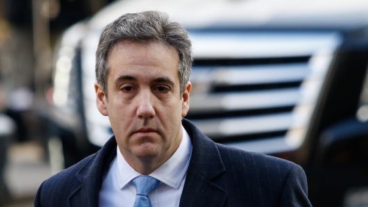 Michael Cohen, President Donald Trump's former personal attorney and fixer, arrives at federal court for his sentencing hearing, December 12, 2018 in New York City.