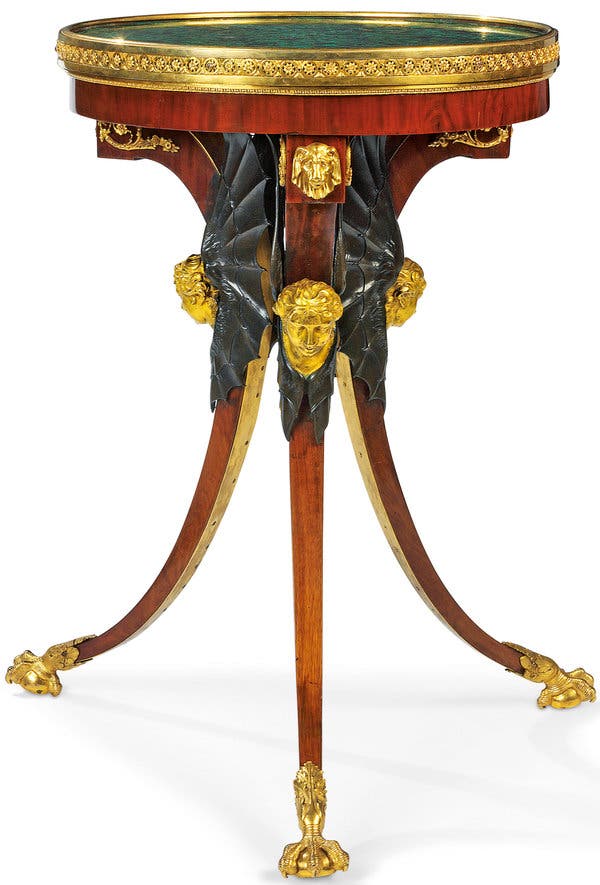 This 18th-century gueridon table sold for $525,000.