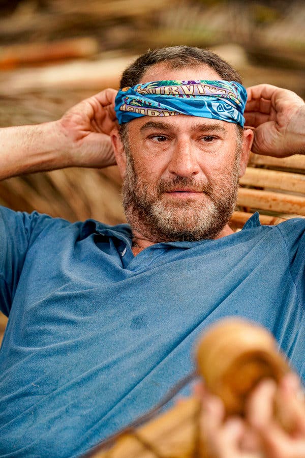 The contestant Dan Spilo on Wednesday’s episode of “Survivor.”
