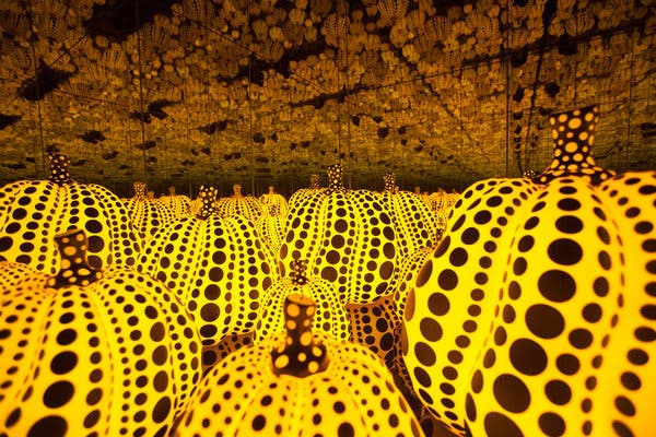 Yayoi Kusama&rsquo;s &ldquo;All the Eternal Love I Have for the Pumpkins&rdquo;.