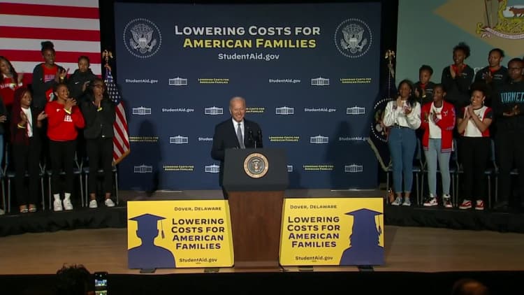 President Biden: 22 million people have signed on for student debt relief