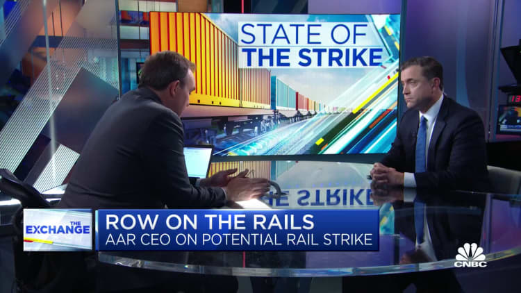 It's important our employees to get the compensation they deserve, says Assoc. of American Railroads CEO