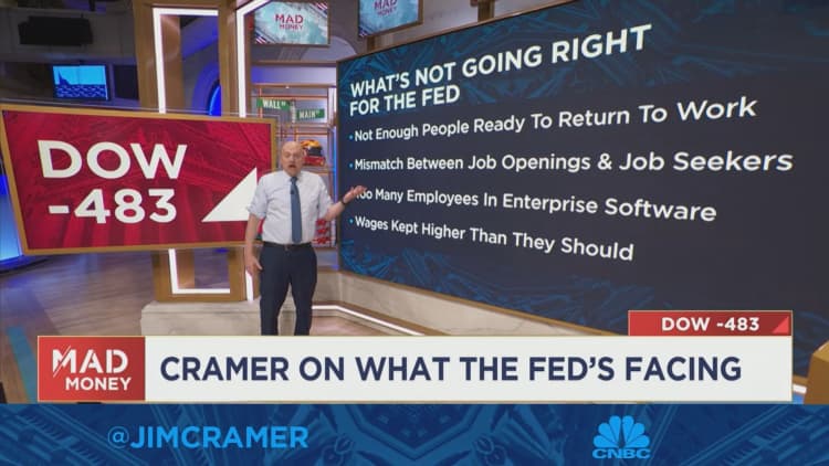 Jim Cramer explains why the Fed needs to keep hiking interest rates
