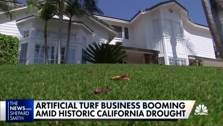 New, improved artificial grass booms amid California drought