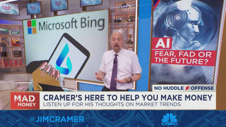 We seem to believe that all powerful trends will now be short-lived fads, says Jim Cramer on A.I.